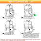 Heated vest for women and men with 9 heating zones, lightweight heating vest for winter (battery not included)