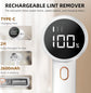 Lint Remover - Lint Remover for Cotton Fabrics - Rechargeable Lint Remover - Electric Portable Sweater Shaver - 3 Speed Settings - LED Digital Display - Removes lint from clothing, furniture, sweaters, couches and blankets.