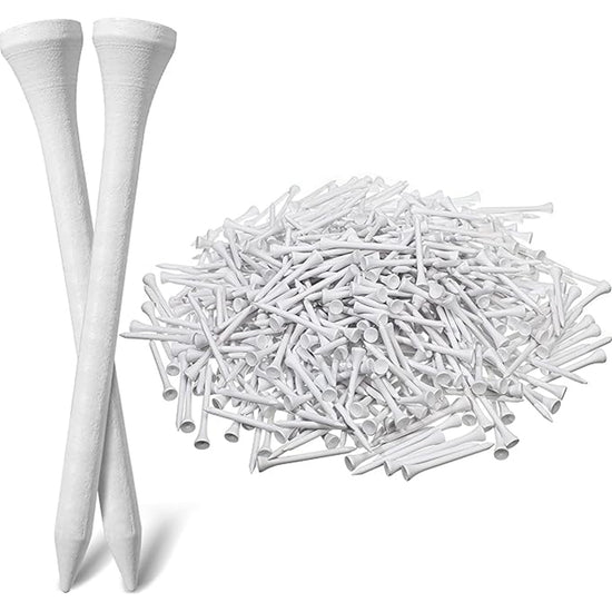 Golf Tees - Wit - Wooden - 50 Pins