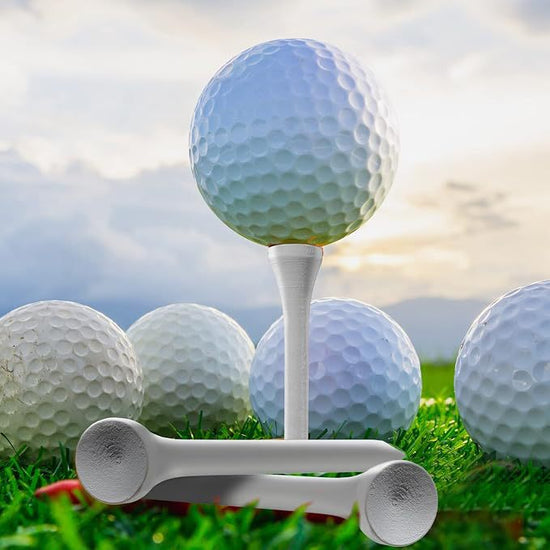 Golf Tees - Wit - Wooden - 50 Pins