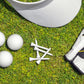 Golf Tees - Wit - Wooden - 50 Pins