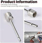 Ball pump needles - 3-pack - Durable stainless steel needles - Ball pump needles - Pump needles for football, basketball, volleyball and all sports balls