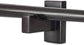 Display standard - Black - Baseball bat display standard - Baseball bat holder - Wall mounting - Horizontal baseball bat standard - Baseball bat holder - 2 pieces - Black