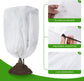 Plant frost protection - cold cover - plant cover - with drawstring and zip - 2-pack - 120 * 180 cm - white - for outdoor plants - shrub pots - plants - winter