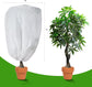 Plant frost protection - cold cover - plant cover - with drawstring and zip - 2-pack - 120 * 180 cm - white - for outdoor plants - shrub pots - plants - winter