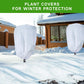 Plant frost protection - cold cover - plant cover - with drawstring and zip - 2-pack - 120 * 180 cm - white - for outdoor plants - shrub pots - plants - winter