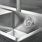 Sponge Holder - Stainless Steel - Magnetic - Kitchen Sink Sponge Drying Rack - 1 piece - Easy to install - No drilling required - Suitable for kitchens and bathrooms