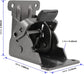 Table hinge - Folding hinge - 0-90 degree foldable - 8-pack - Lockable hinge - Lockable extension support bracket - with 64 screws, black