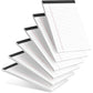 Notebooks - Notebooks - 5×8 inch - Notepads - 6-pack - for work, study, daily notes, checklists, lined writing pads, memos, office, home, school - 30 sheets/pack