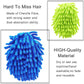 Cloth brush - Microfiber cloth - Hand-washable cloth - With 4 replaceable microfiber heads - Can be used wet and dry - Removable cleaning accessories - Suitable for office, car, windows, furniture and walls