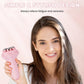 Massager - Portable Lymph Massage Roller - Neck Roller - Massage Tool - Helps Release Muscles, Face and Body - Face Roller - Facial Gua Sha Set (pink)