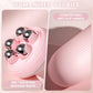 Massager - Portable Lymph Massage Roller - Neck Roller - Massage Tool - Helps Release Muscles, Face and Body - Face Roller - Facial Gua Sha Set (pink)
