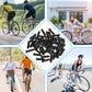 Bike Cable End Caps - 50 Pieces - Black - Bike Cable End Caps - Brake and Gear Cable Tips for Bikes