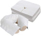 Disposable pillowcase - U-shaped pillow - 35*42cm - White - 100 pillowcases - Ultra soft - Anti-slip layer - Massage head support cover - Suitable for massage beds and chairs