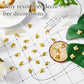 60 Pcs Tiny Resin Bees or Crats, 3 Size Mini Plastic Garden Bees Embellishment or Honey Themed Party Decor Art DIY Crats Baby Shower Birthday Christmas Party Cake Decorations