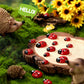 100 Pieces Tiny Resin Ladybugs Decor 0.55&