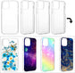 4 Pieces Clear DIY Phone Case Compatible with iPhone 12/12 Pro 6. 1 Inch Transparent Epoxy Resin Anti-Slip Mobile Phone Junk Cases Including 2 Hard Shells and 2 Sot Shells