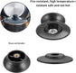 4 Pcs Universal Pot Lid Knobs, Pot Lid Handle Replacement, Pot Cover Knobs, Universal Kitchen Bakelite Top Replacement or Pots and Pans Saucepan Casserole Glass Handles(Black)