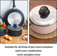 4 Pcs Universal Pot Lid Knobs, Pot Lid Handle Replacement, Pot Cover Knobs, Universal Kitchen Bakelite Top Replacement or Pots and Pans Saucepan Casserole Glass Handles(Black)