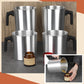 Ziliny 4 Pcs Candle Making Pouring Pot Wax Pouring Pitcher with Dripless Spout and Heat Resisting Handle Aluminum Wax Melter for Christmas DIY Candle Making Kits Gift(1.8 L)