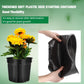 30 Pcs 3 Gallon Plant Nursery Pots Bulk Flexible Plastic Pots for Plants Thickened Soft Seed Starting Container with Drainage Hole Garden Pot Flower Container for Succulents Seedlings