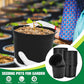 30 Pcs 3 Gallon Plant Nursery Pots Bulk Flexible Plastic Pots for Plants Thickened Soft Seed Starting Container with Drainage Hole Garden Pot Flower Container for Succulents Seedlings