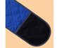Double-ended Heat Resistant Cotton Mitt Oven Padded Kitchen Baking Glove Tool-Blue