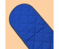 Double-ended Heat Resistant Cotton Mitt Oven Padded Kitchen Baking Glove Tool-Blue