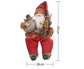 Christmas Doll Lovely Lightweight Cloth Adorable Stand Santa Claus Doll for Home-with Wood
