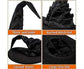 Hallowmas Halloween Pleated Witch Hat Party Witch Hat Black Witch Hat(1pcs, Black)