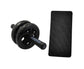 Abdominal trainer AB abdominal roller for training - abdominal muscle trainer / fitness strength training roller with knee pad