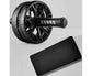 Abdominal trainer AB abdominal roller for training - abdominal muscle trainer / fitness strength training roller with knee pad