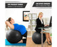 Anti-Burst Exercise Ball, Fitness & Yoga Ball Supports with Quick Pump for Gym, Chair - Diameter 65 cm