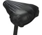 Bicycle Seat Cover, 2pcs Saddle Pad Bicycle, Elastic Waterproof Bicycle Saddle Cover (Black)