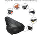 Bicycle Seat Cover, 2pcs Saddle Pad Bicycle, Elastic Waterproof Bicycle Saddle Cover (Black)