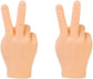 Tiny Finger Hands Novelty Toys,Adult Boy and Girl Party Small Hand Finger Fidget Finger Toys Hand Palm Finger Puppets(Scissors Hand)