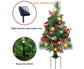 Solar Christmas Tree Garden Stake Lights Outdoor Christmas Tree Lighted Yard Decorations