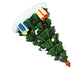Christmas Fish Tank Ornament Exquisite Beautiful Resin Aquarium Craft Decoration for Home Christmas Tree