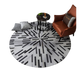 Round Shape Waterproof Non-slip Living Room Bedroom Floor Rug Carpet Blanket