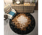 Round Shape Waterproof Non-slip Living Room Bedroom Floor Rug Carpet Blanket