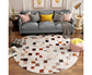 Round Shape Waterproof Non-slip Living Room Bedroom Floor Rug Carpet Blanket