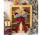 Fall Bow Wreath Thanksgiving Wreath Burlap Bow Fall Orange Pumpkin Wreath Bow Decor Buffalo Plaid Bow Tree Topper for Indoor Outdoor 3PCS
