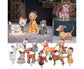 2D Christmas Dog With Led Lights Yard Decoration With Acrylic Garden Stake