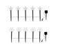 Christmas Solar Garden Light, Outdoor Waterproof Stake Light, Solar Powered Pathway Lights For Pathway, Lawn
