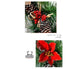 Christmas Wreath, Door Wreath Christmas Christmas Decoration Wreath Christmas Garland with Balls Handmade Christmas Garland Decoration Wreath-32cm