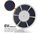 Flagpole Lights,Solar Flagpole Light-White Shell,Flagpole Lights,Solar Flag Pole Light Bright 26 Led Solar Powered Waterproof