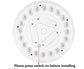 Flagpole Lights,Solar Flagpole Light-White Shell,Flagpole Lights,Solar Flag Pole Light Bright 26 Led Solar Powered Waterproof