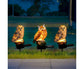 Garden Solar Lights Outdoor Decor- Resin Owl Solar LED Garden Lights-Waterproof, Energy Saving- Owl Shape with Stake for Garden Lawn, Yard Art, Pathway