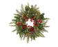 Red Berry Wreath Outdoor Christmas Wreath Christmas Fireplace Wreath Christmas Door Wreath Christmas Wreath Ornament 40x40cm