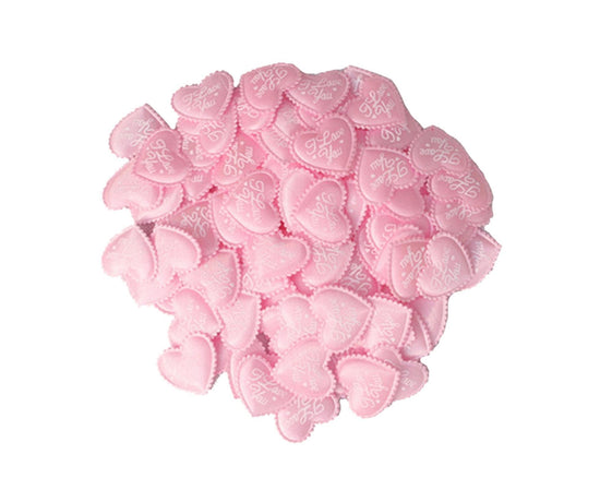 Sponge Heart Shaped Confetti Throwing Petals Wedding Valentine Gift Home Decor - Pink